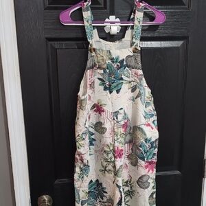 Floral Overalls